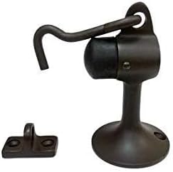 QCAA Solid Brass Door Stop, 3-15/16" Height, US10B ORB, Made in Taiwan - Image 4