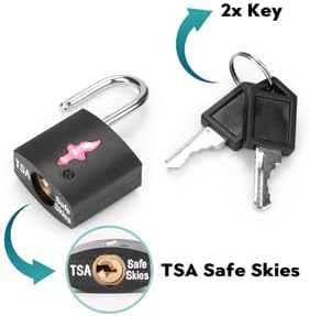 TSA Approved Locks for Luggage Set of 8 TSA Accepted Key Travel Suitcase Locks - Image 4
