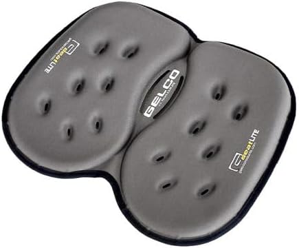 LITE Travel Gel Foam Cushion | Back Pain, Pressure Relief | Relieves Tailbone by GSeat