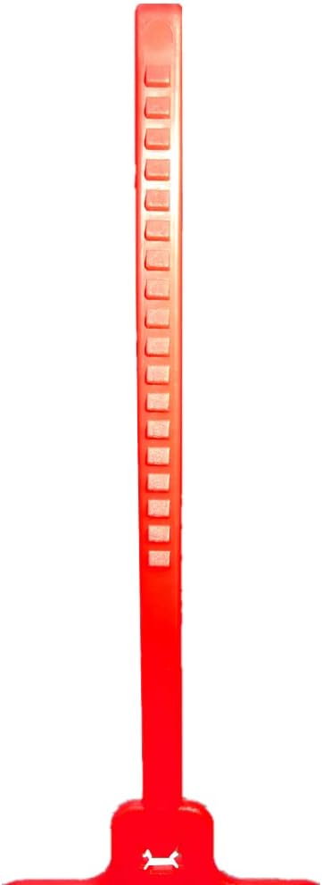 100pcs Reusable Blank Plastic Tags Ties Key Tags 1.45"*2.48" Serrated Tension - Image 6