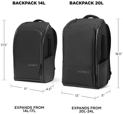 NOMATIC 14L Backpack- Carry On Backpack and Water Resistant Laptop Bag - Image 4