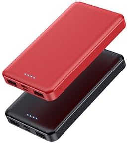 Portable Charger Power Bank 10000mAh, Ultra Slim Compact External Battery Pack by AONIMI