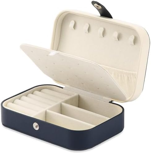 Travel Jewelry Box, PU leather Small Jewelry Organizer - Image 3