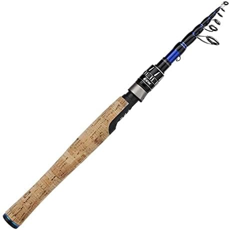 EOW XPEDITE PRO Portable Telescopic Casting and Spinning Fishing Rods, 24T by HOME