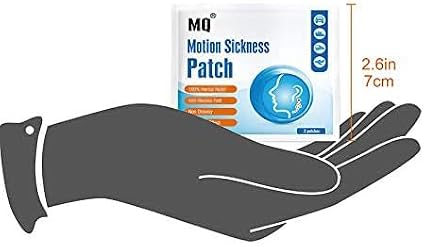 MQ Motion Sickness Patch, Non Drowsy Sea Sickness Patches Behind Ear - Image 6
