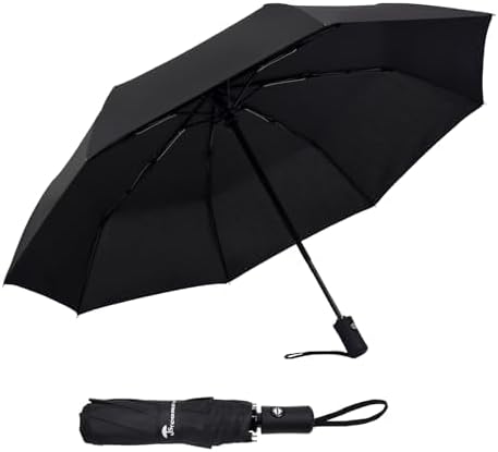 SY COMPACT Travel Umbrella Windproof Automatic Umbrellas Small Compact UV Sun by SYCOMPACT