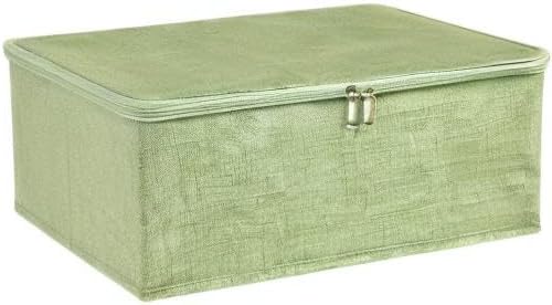 ANMINY 2PCS Storage Bins with Zipper Lids 13 Qt Lidded Fabric Storage Boxes - Image 8
