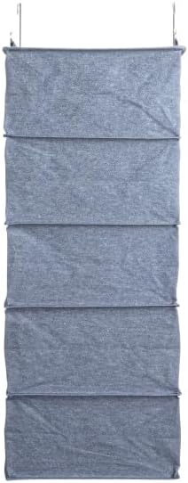 Household Essentials Hanging Cotton Blend and Plastic Closet Shoe Organizer - Image 3