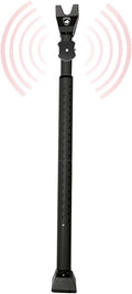 Adjustable Sliding Door Security Bar, Door Jammer 2-in-1 Adjustable Door Knob by GuardDogSecurity