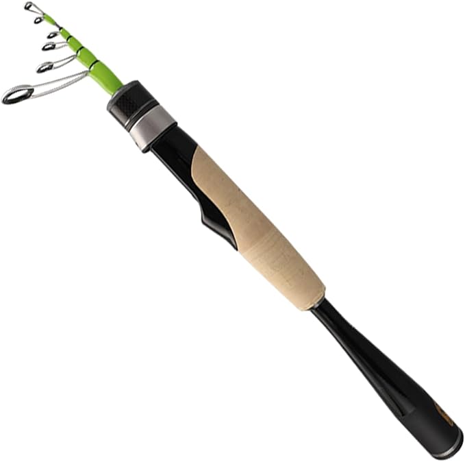 PURELURE Telescopic Fishing Rod Ultralight or Light, Carbon Fiber Rod Spinning by PURELUREOutdoor
