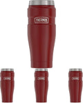 THERMOS Stainless King Vacuum-Insulated Travel Tumbler, 16 Ounce, Rustic Red by Thermos