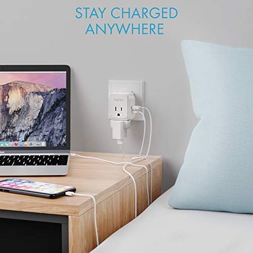 Ceptics Germany, Korea Travel Plug Adapter Set, 20W PD & QC, Safe Dual USB & - Image 3