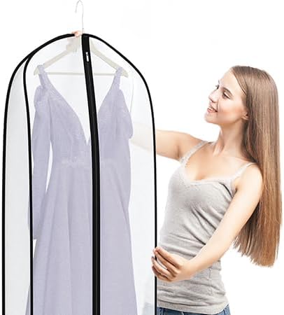 Zilink Breathable Dress Bags for Gowns Long 72” Wedding Dress Storage Bags - Image 3