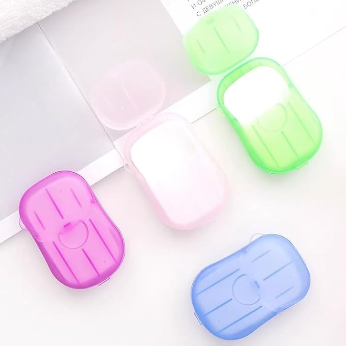 5 Boxes Disposable Soap Paper Sheets, 100 Sheets, Mini Color Soap Paper - Image 5