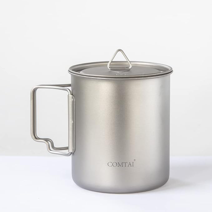 Titanium Camping Pot Mug 15oz - Image 2