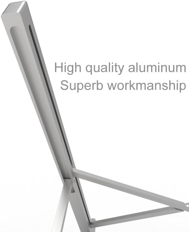 Aluminum Laptop Stand for Desk, Foldable Ventilated Cooling Notebook Stand - Image 6