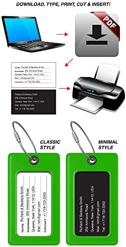 Luggage Tags Business Card Holder by TUFFTAAG - Image 5