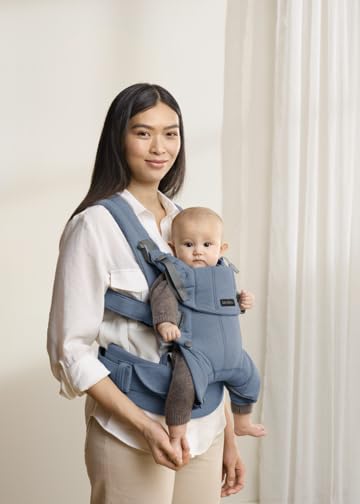 BabyBjörn Baby Carrier Harmony, Woven mélange, Outward-Facing, and Back - Image 4
