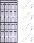 Over the Door Shoe Organizer, 24 Large Breathable Mesh Pockets, Hanging Storage by Unknown