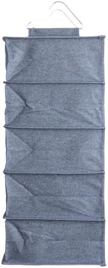 Household Essentials Hanging Cotton Blend and Plastic Closet Shoe Organizer - Image 11