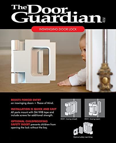 Door Lock for in-Swinging Doors, Home Security Latch Device, Childproof - Image 8
