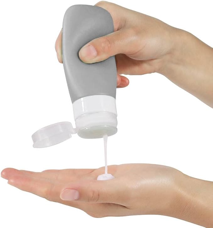 Travel Bottles for Toiletries, TSA Approved 3oz Leak Proof Silicone Soft - Image 7