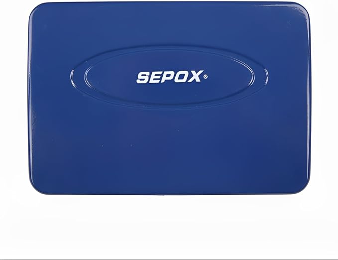 SEPOX® Twins Water/Fire-Resistant Portable Security Case Lock Box Steel - Image 7
