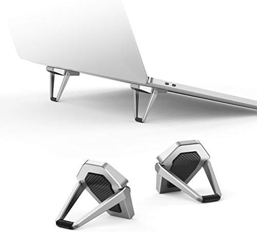 Laptop Stand for Desk, Portable Anti-Slip Keyboard Riser, Zinc Alloy Keyboard - Image 2