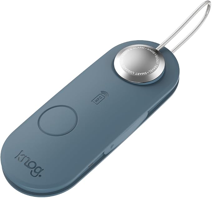 Knog Scout iOS Smart Tag, Tracker & 85d Alarm – Rechargeable Luggage Tag by Knog