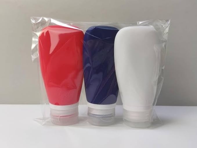 Travel Bottles for Toiletries, TSA Approved 3 oz Leak Proof Silicone Soft - Image 3