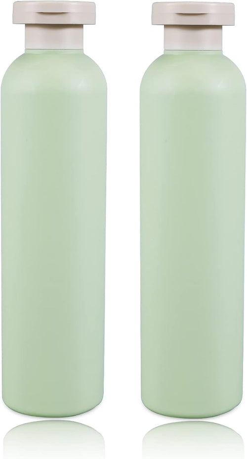 13.5oz Squeeze Bottles with Flip Cap, Refillable Plastic Travel Bottles by UMETASS