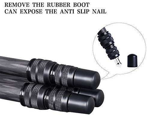 AOKA 28in/1.1lb Mini Portable Carbon Fiber Tripod, Lightweight Compact Travel - Image 5