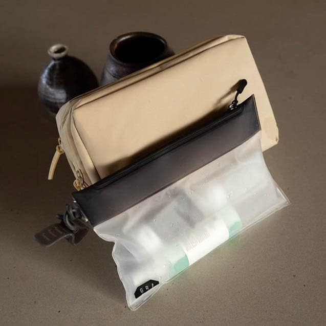 Gravel The Pouch | TSA Approved Clear Travel Toiletry Bag | Quart Size - Image 5