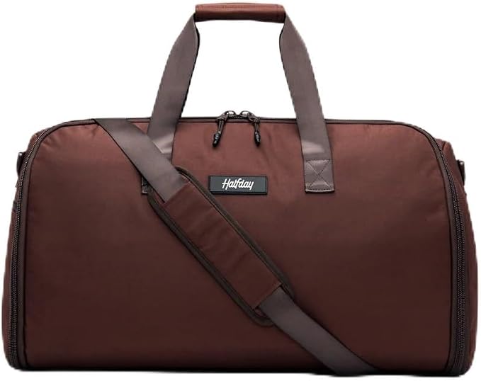 Halfday Convertible 2-in-1 Garment Duffel Weekender Bag 45L | Wrinkle-Free by HalfdayTravel