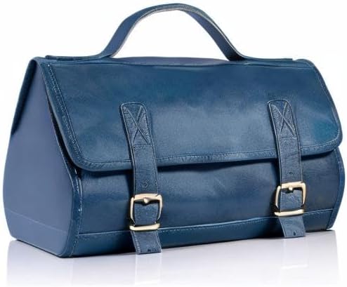 KomalC Premium Buffalo Leather Hanging Toiletry Bag Travel Dopp Kit - Image 5