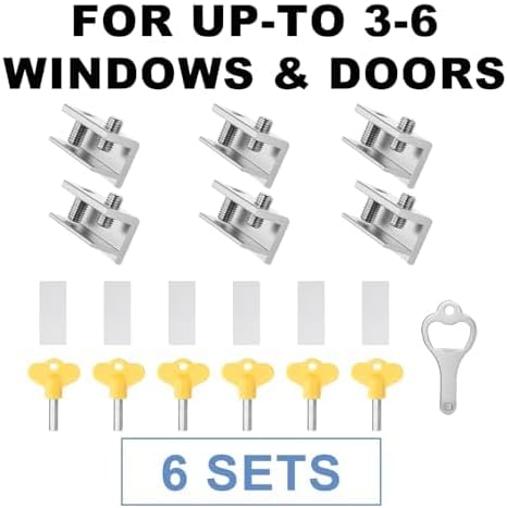Sliding Window Locks, for Horizontal Sliding Windows, Window Security Lock - Image 9