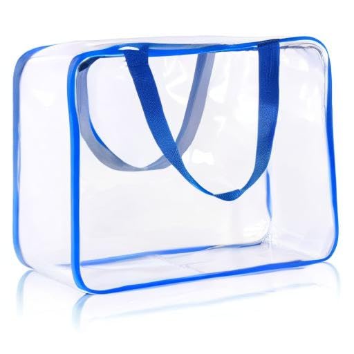 4Pcs Crystal Clear PVC Travel Toiletry Bag Kit - Image 9