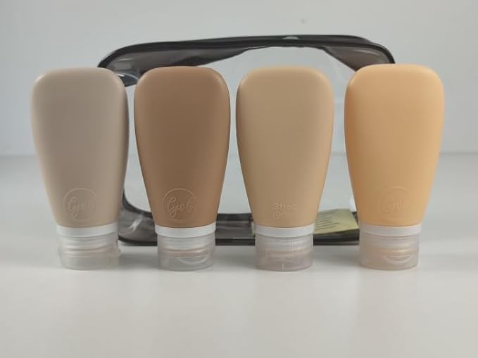 Travel Bottles for Toiletries, TSA Approved 3oz Leak Proof Silicone Refillable - Image 6