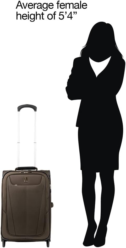 Travelpro Maxlite 5 Softside Expandable Upright 2 Wheel Carry on Luggage - Image 8