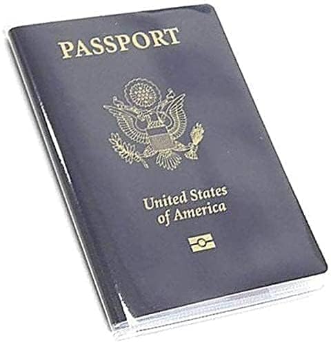 Clear Transparent Passport Cover Holder Case Organizer ID Card Travel Protector - Image 2