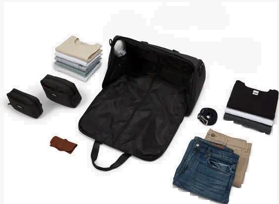 Halfday Convertible 2-in-1 Garment Duffel Weekender Bag 45L | Wrinkle-Free - Image 9