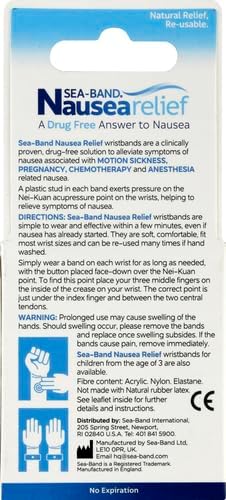 Sea-Band Anti-Nausea Acupressure Wristband - Image 3