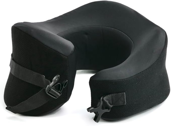 C CUSHION LAB Extra Support Travel Pillow, Award-Winning Patented Ergonomic by CUSHIONLAB