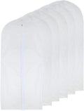 Garment Bags for Hanging Clothes 24'' x 40'' Suit Hanging Garment Bags White by HomeClean