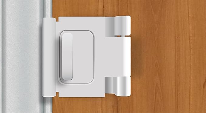 Door Lock for in-Swinging Doors, Home Security Latch Device, Childproof - Image 2