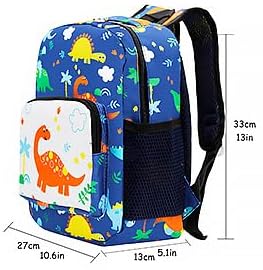 POWOFUN13 inch Kids Toddler Preschool Travel Backpack Cute Cartoon Backpack - Image 4