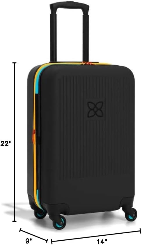 Sherpani Meridian, 22 Inch Carry On Luggage Airline Approved, Rolling Hardside - Image 9