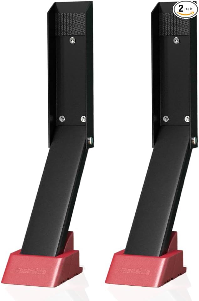 2 Pack Door Stop, No Drill Door Stoppers by vaanshie