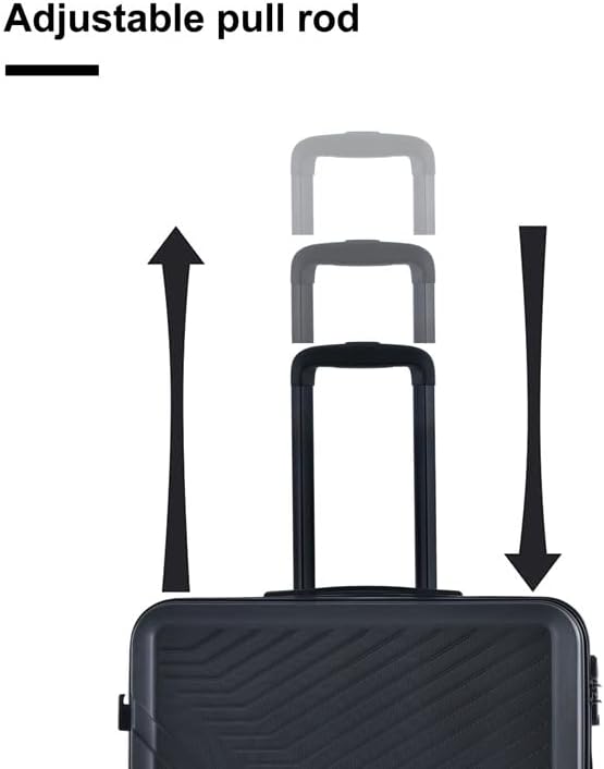 Campfun 3 Piece Luggage Sets, Hardshell ABS Luggage - Image 6