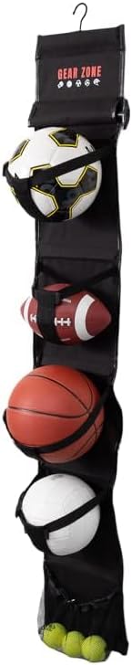 Hanging Sports Equipment Organizer | Multi-Purpose | Garage Sports Ball Storage - Image 2